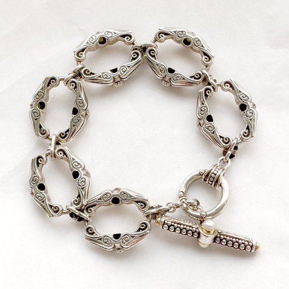 Konstantino Open Link Pearl Bracelet - Picture 4 of 5